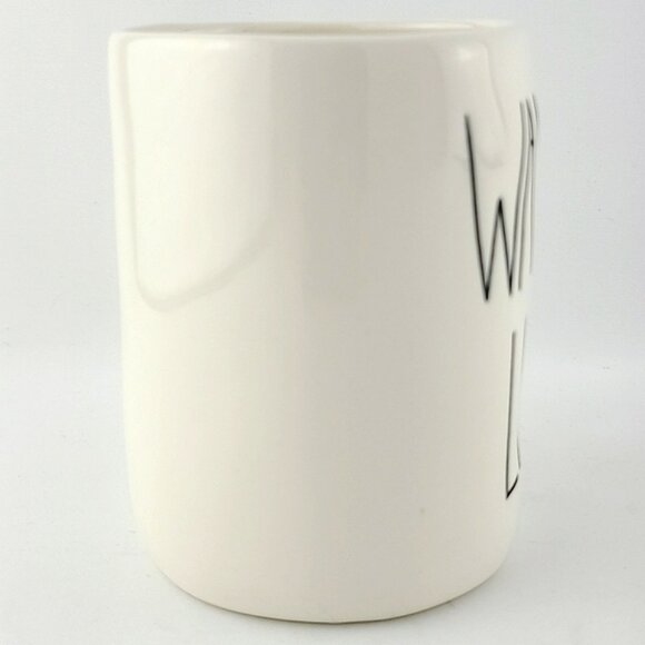 ⭐️2/  $50⭐️ Rae Dunn Artisan by Magenta Ceramic Mug Large Letters WANDER LUST - Picture 4 of 12